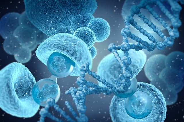 DNA-molekyl illustrasjon